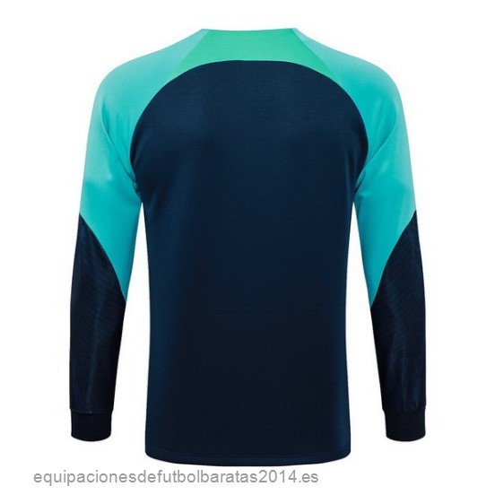 Nuevo Ropa Deportiva Con Cremallera Larga Barcelona 23/24 Azul Marino I Verde Baratas